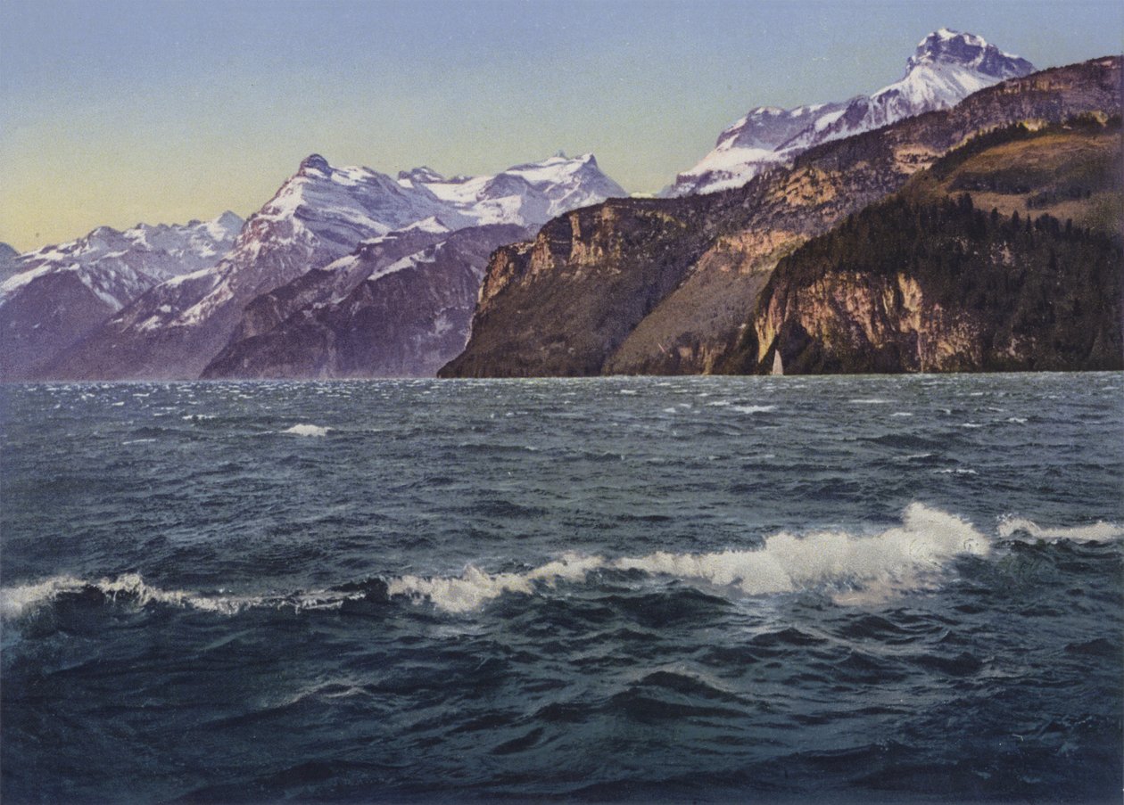 Der Urnersee beim Föhnsturm von Photographer Swiss