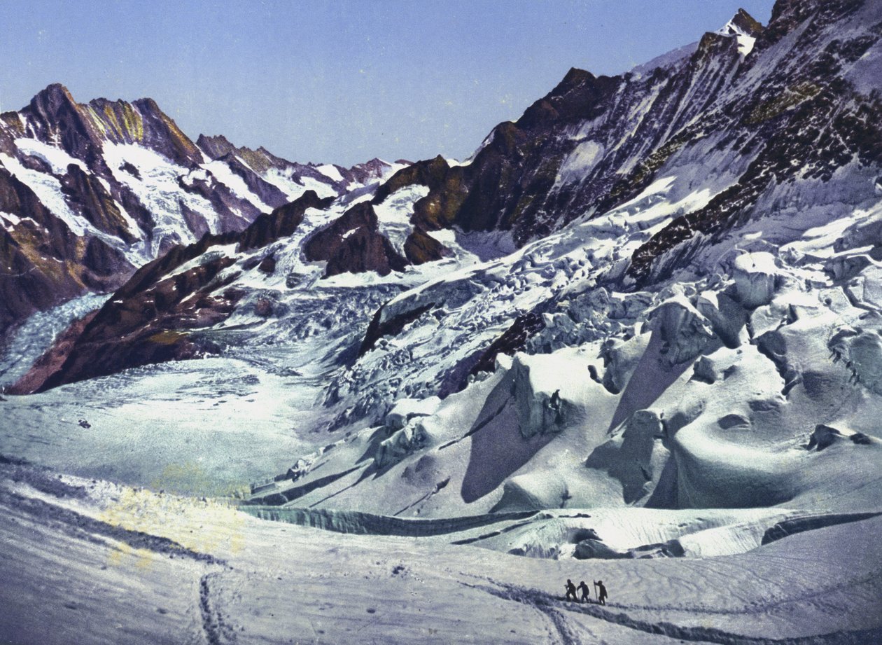 Jungfraubahn, bei der Station Eismeer von Photographer Swiss