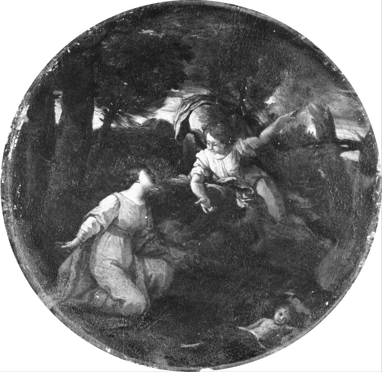 Hagar und Ismael von Pier Francesco Mola
