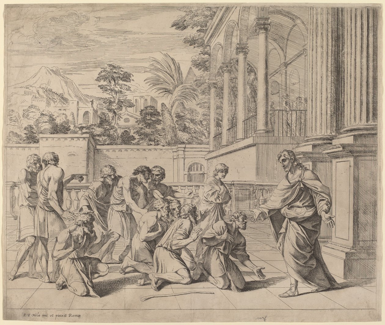 Joseph offenbart sich seinen Brüdern von Pier Francesco Mola