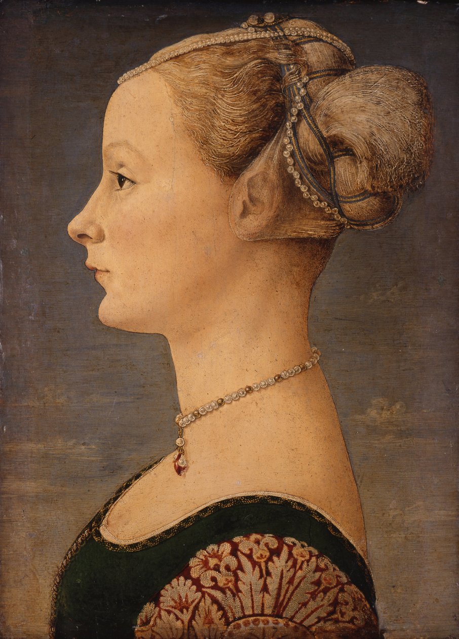 Porträt einer Frau von Piero del Pollaiolo