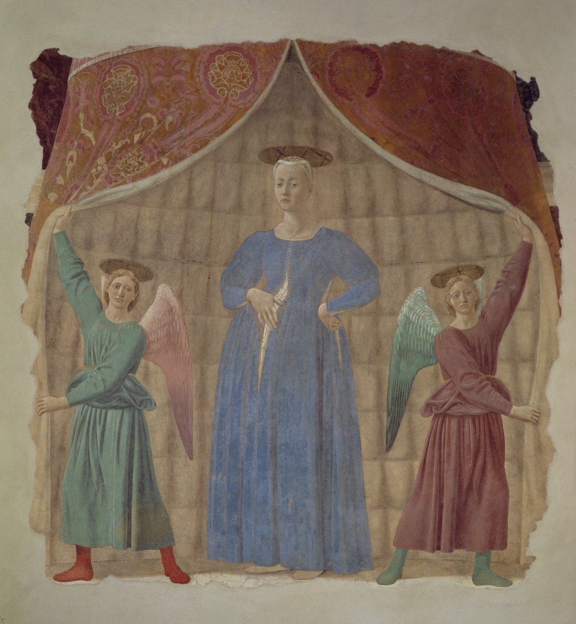 Die Madonna del Parto, ca. 1450-70 (nach der Restaurierung) von Piero della Francesca