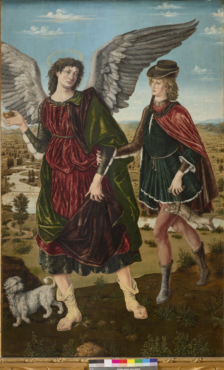 Der Erzengel Raphael und Tobias von Piero del Pollaiolo