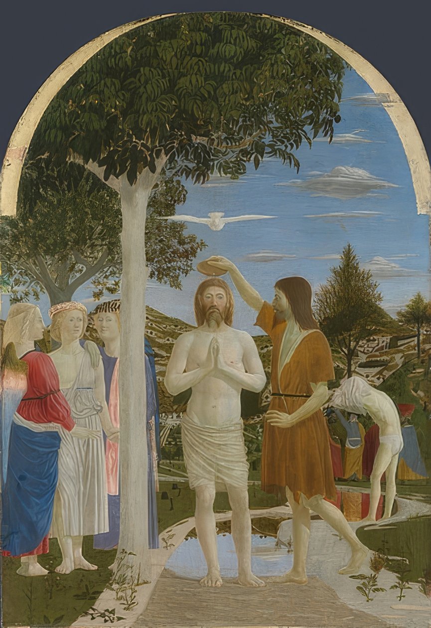 Die Taufe Christi von Piero della Francesca