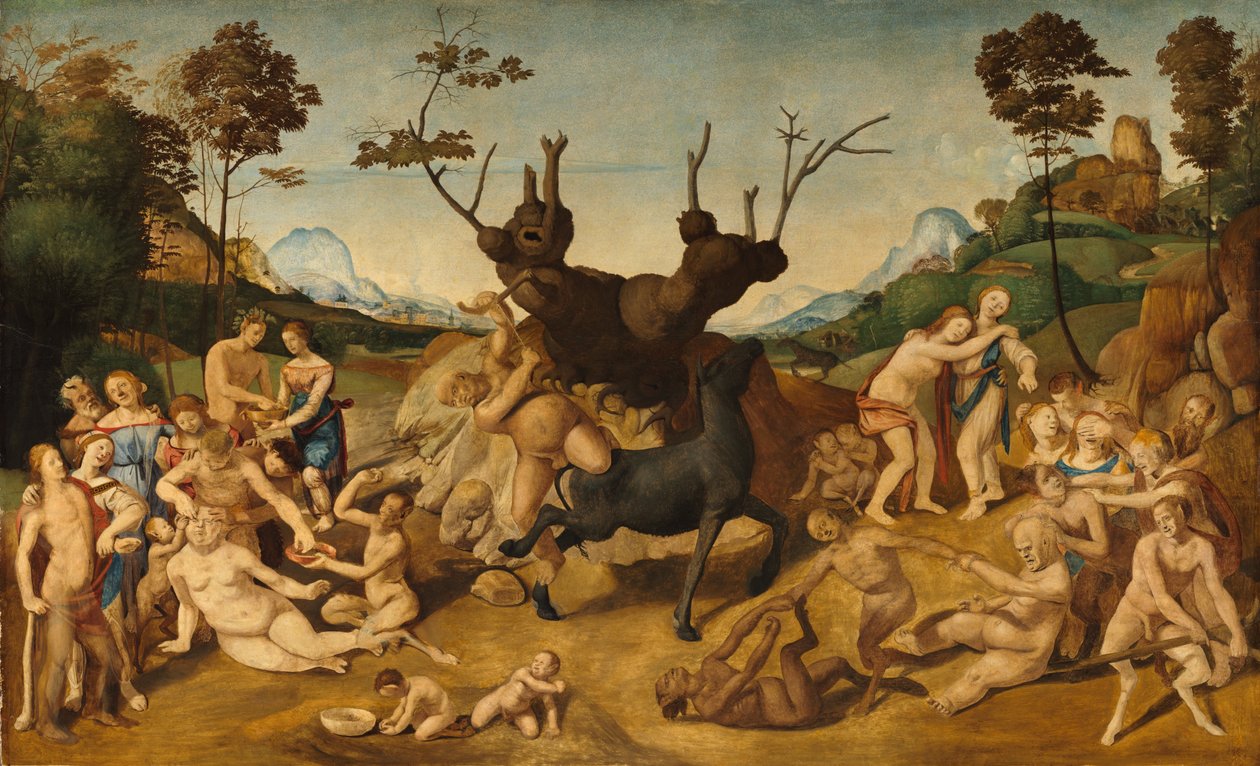 Die Missgeschicke des Silenus von Piero di Cosimo