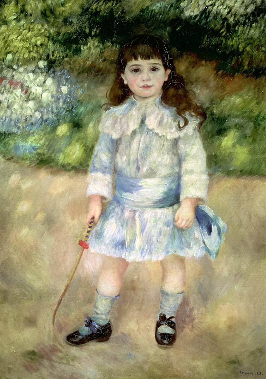 Kind mit einer Peitsche, 1885 von Pierre Auguste Renoir