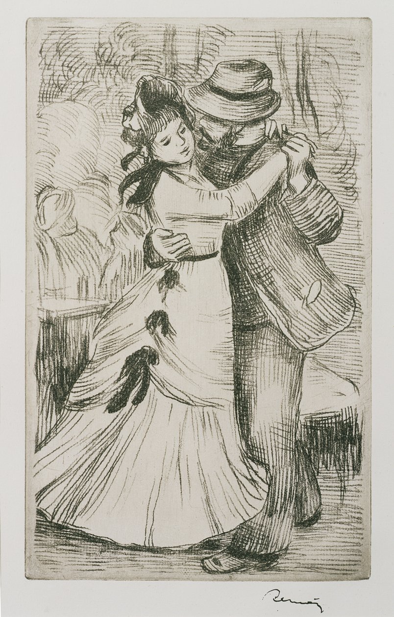 Tanzendes Paar, ca. 1880 von Pierre Auguste Renoir