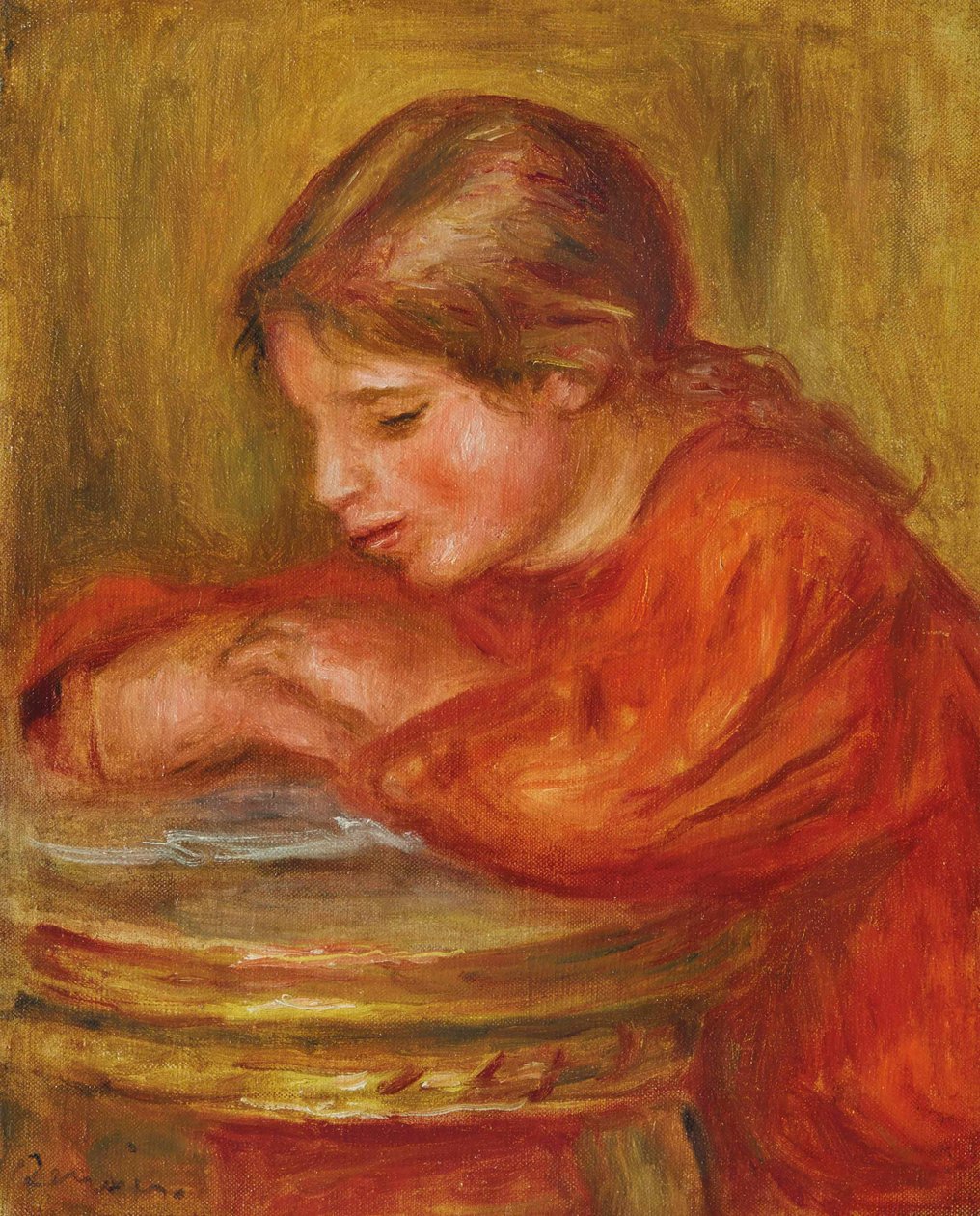 Lesendes Mädchen von Pierre Auguste Renoir