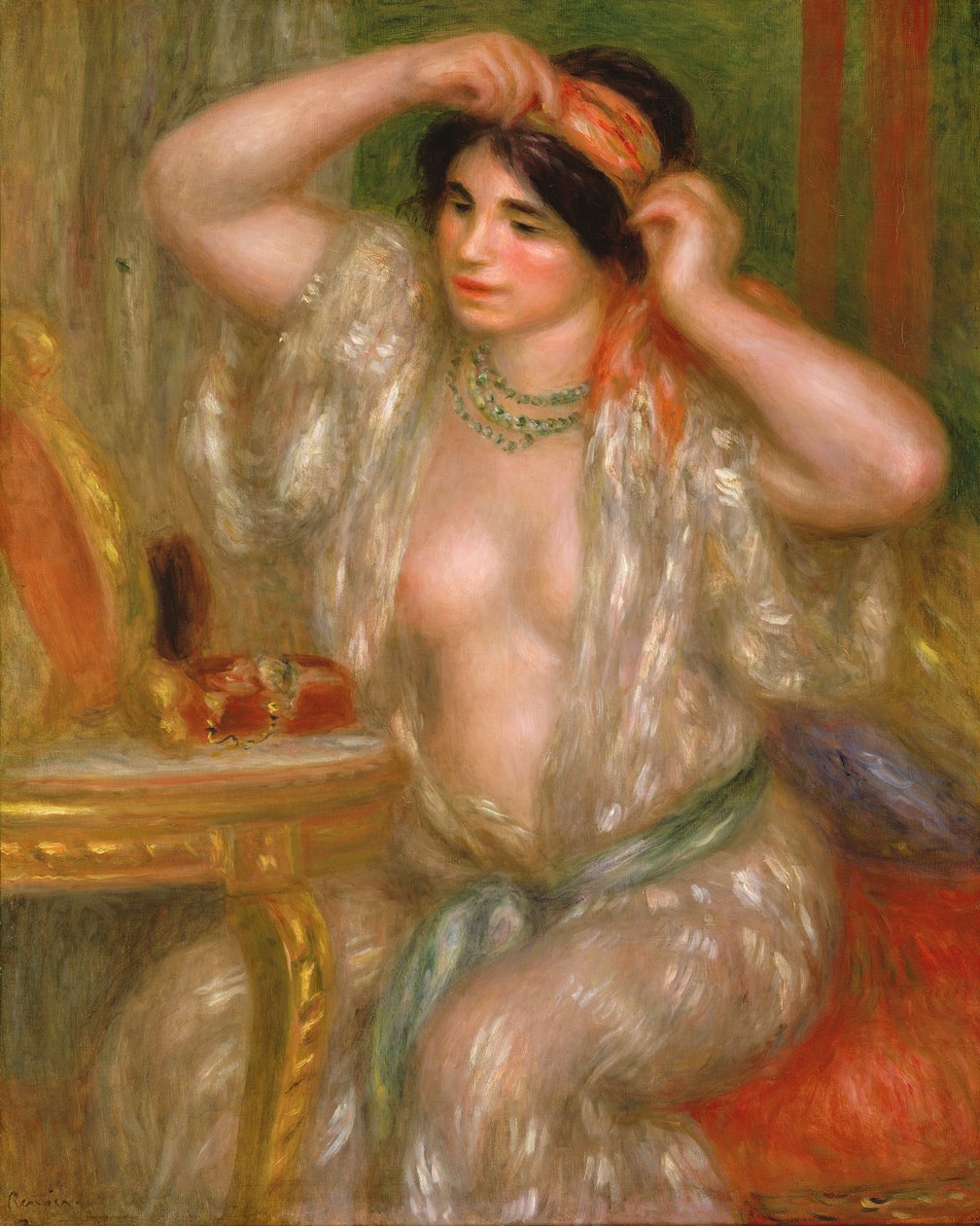 Gabrielle am Spiegel, 1910 von Pierre Auguste Renoir