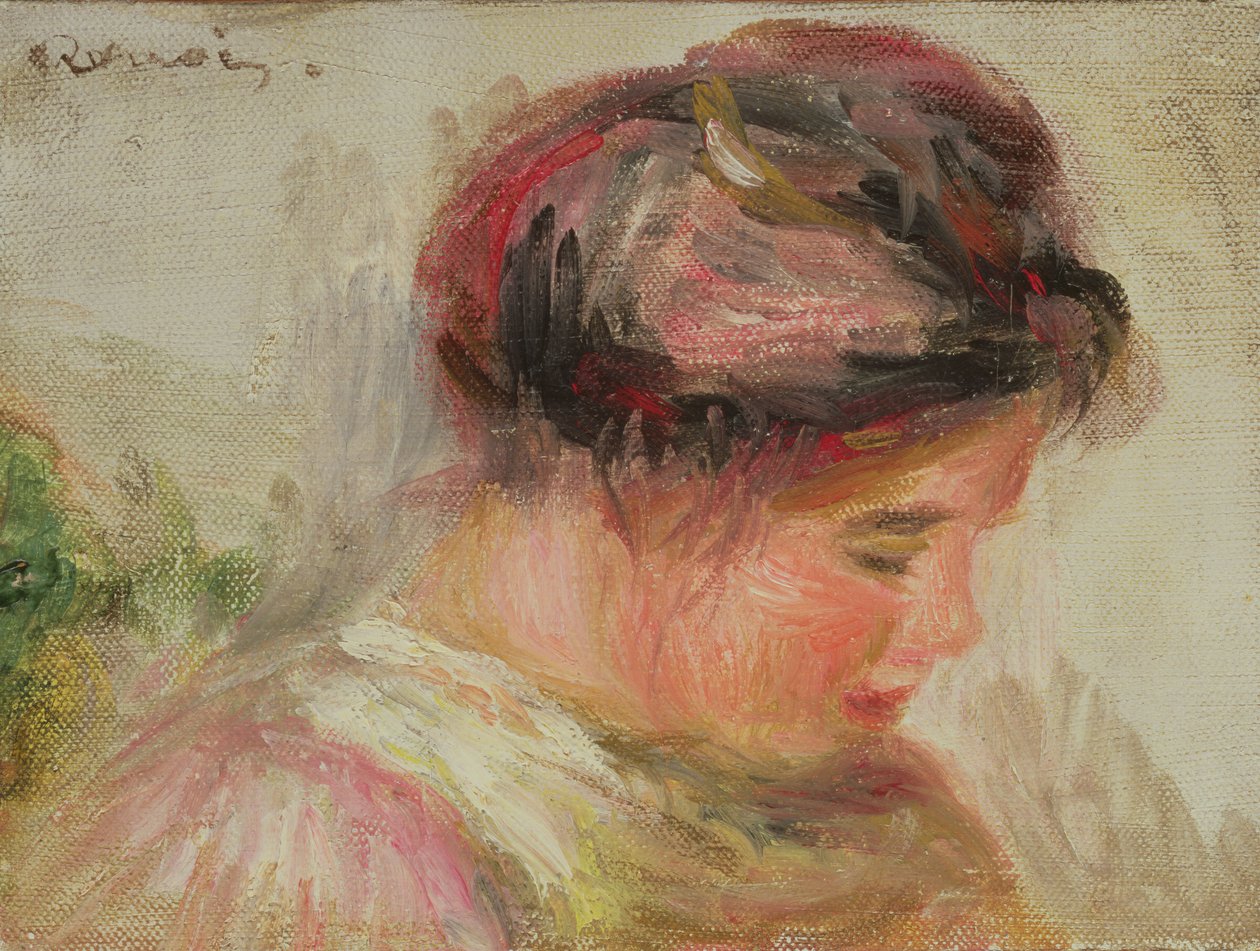 Kopf von Gabrielle von Pierre Auguste Renoir