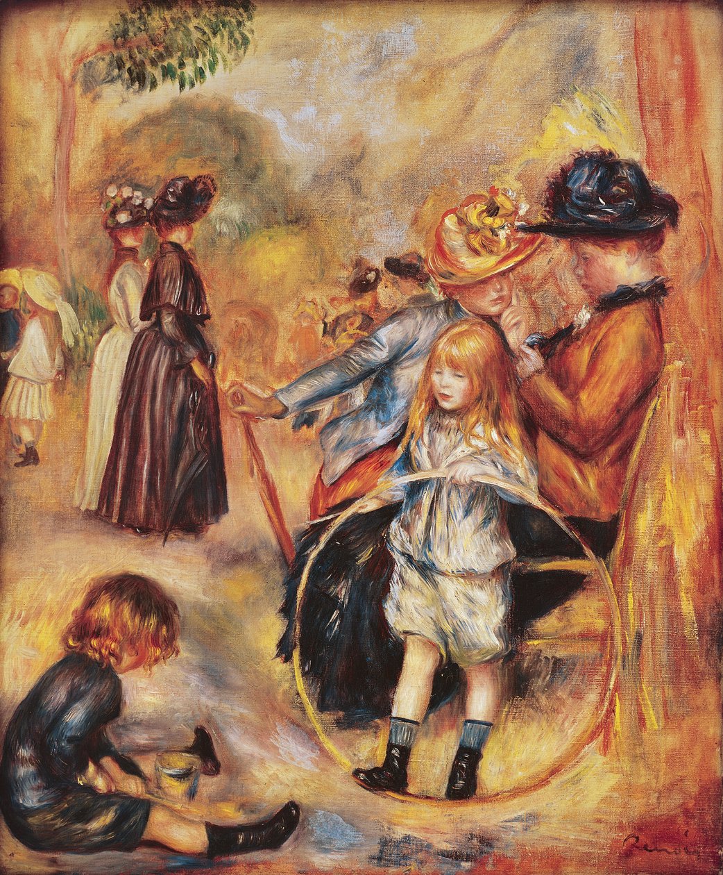 Im Jardin du Luxembourg, 1883 von Pierre Auguste Renoir