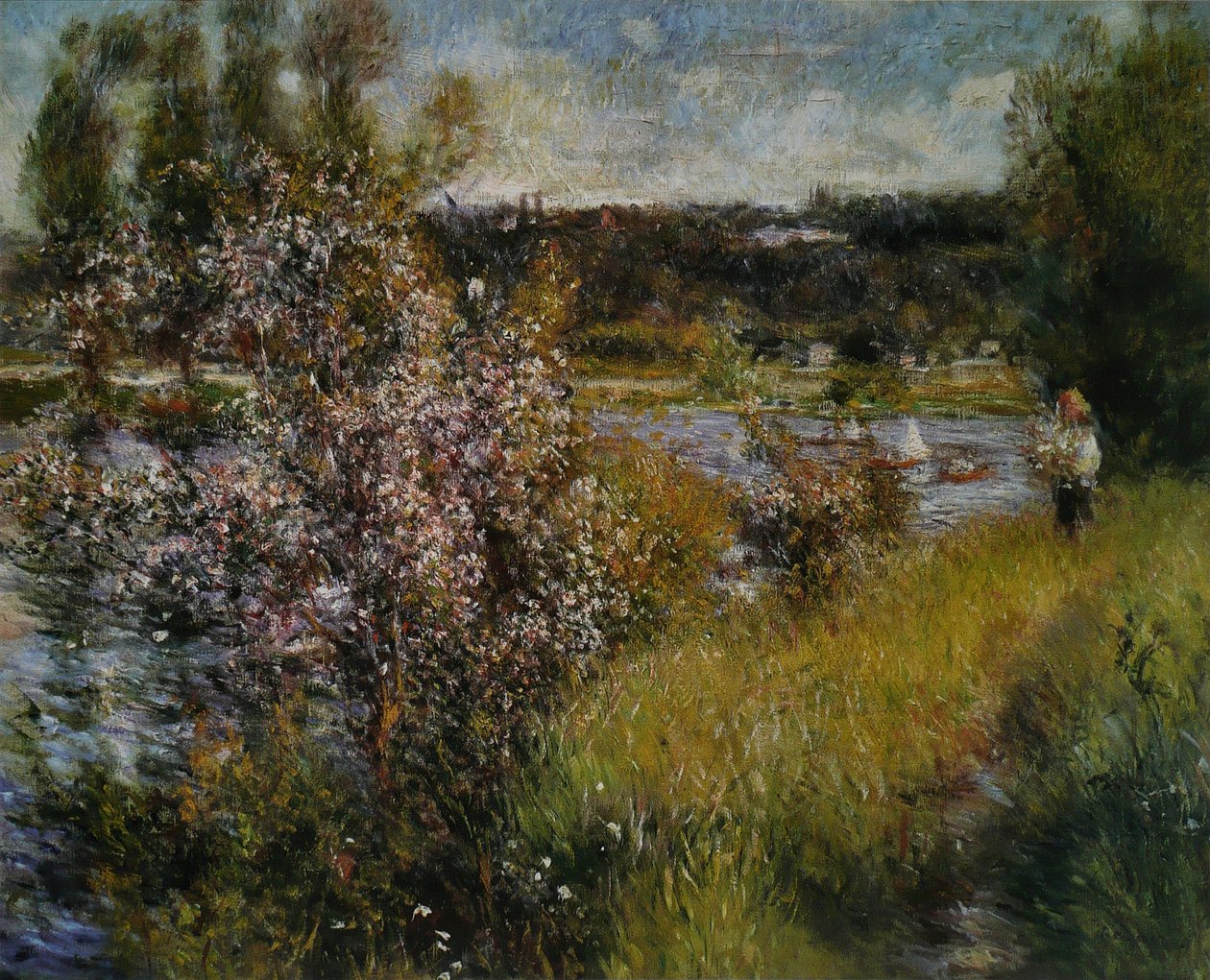 Die Seine bei Chatou von Pierre Auguste Renoir