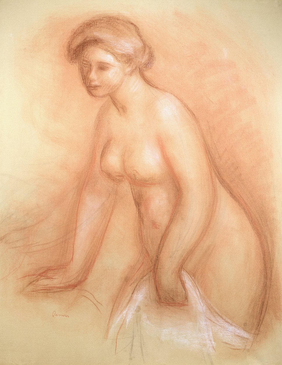 Großer Badender, ca. 1885-86 von Pierre Auguste Renoir