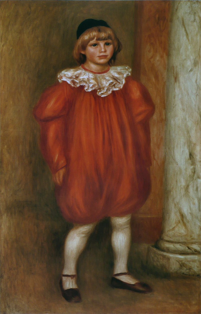 Der Clown (Claude Renoir) von Pierre Auguste Renoir