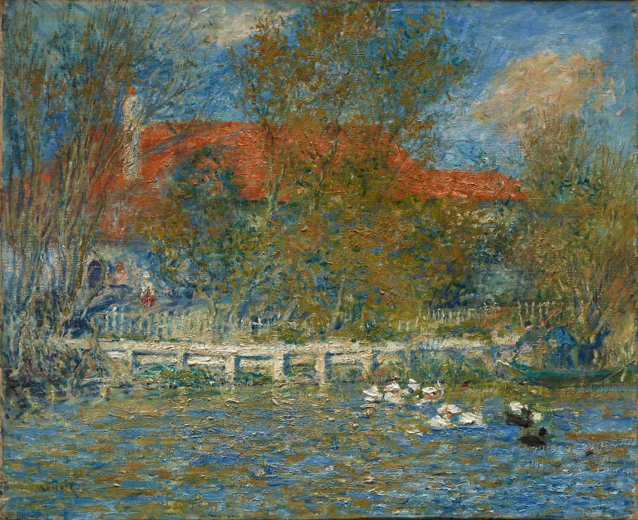 Der Ententeich von Pierre Auguste Renoir