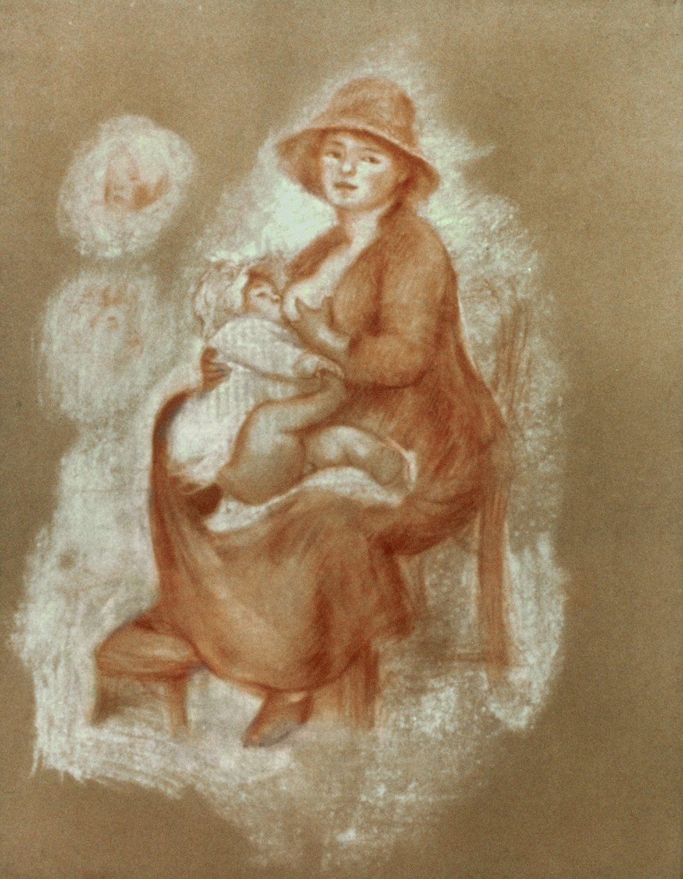 Mutterschaft, 1885-6 von Pierre Auguste Renoir