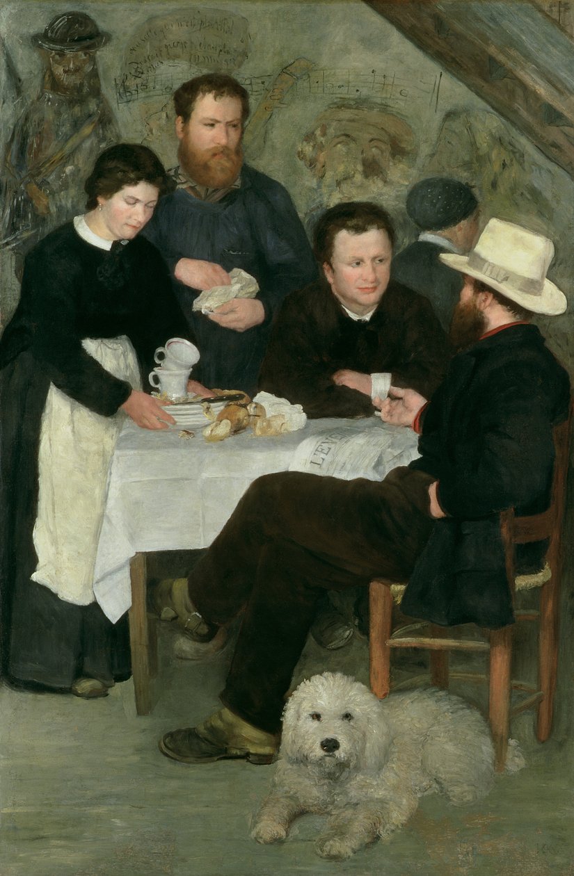 Mutter Anthonys Taverne, 1866 von Pierre Auguste Renoir
