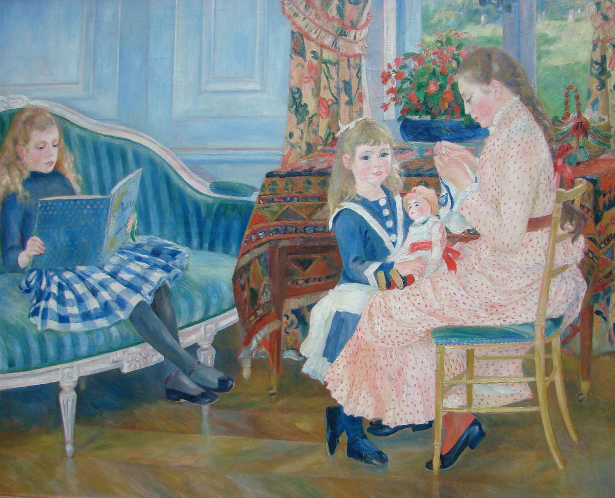Nachmittag der Kinder in Wargemont von Pierre Auguste Renoir
