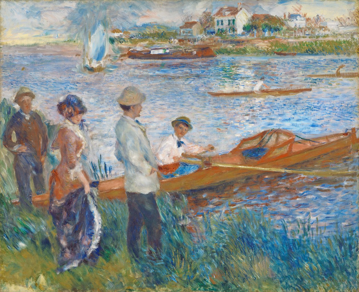 Ruderer in Chatou, 1879 von Pierre Auguste Renoir