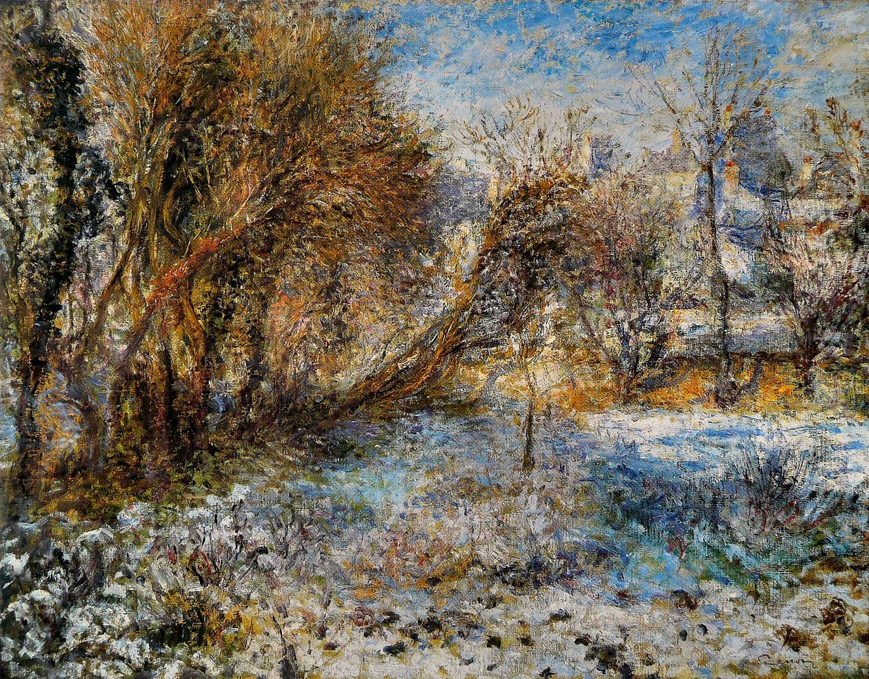 Schneelandschaft von Pierre Auguste Renoir