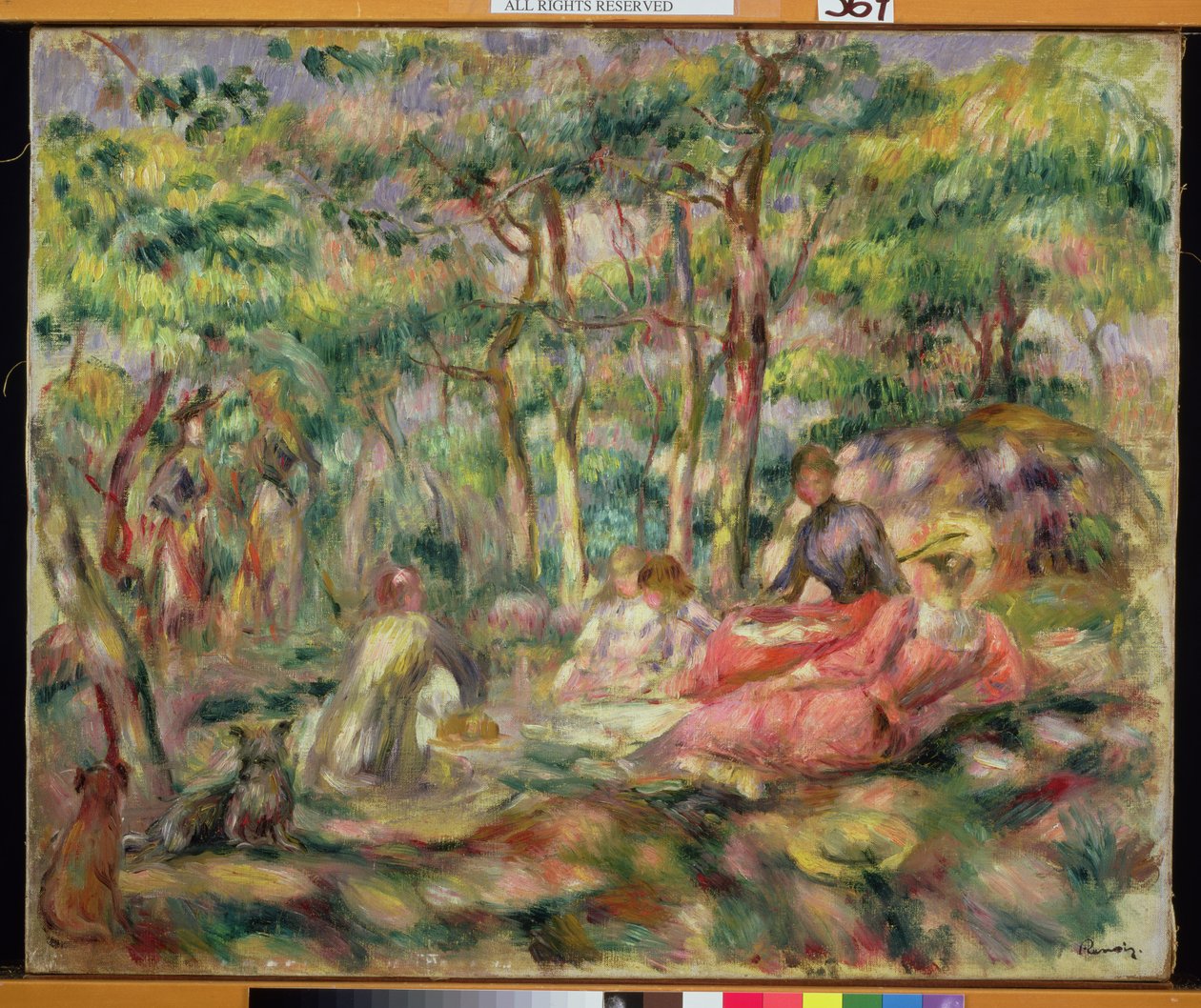 Picknick, ca. 1893 von Pierre Auguste Renoir