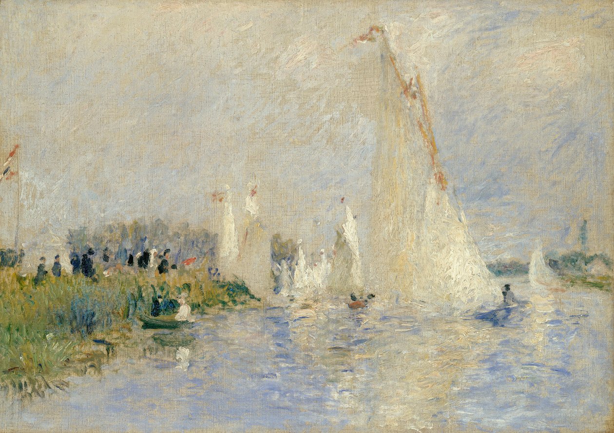 Regatta in Argenteuil, 1874 von Pierre Auguste Renoir