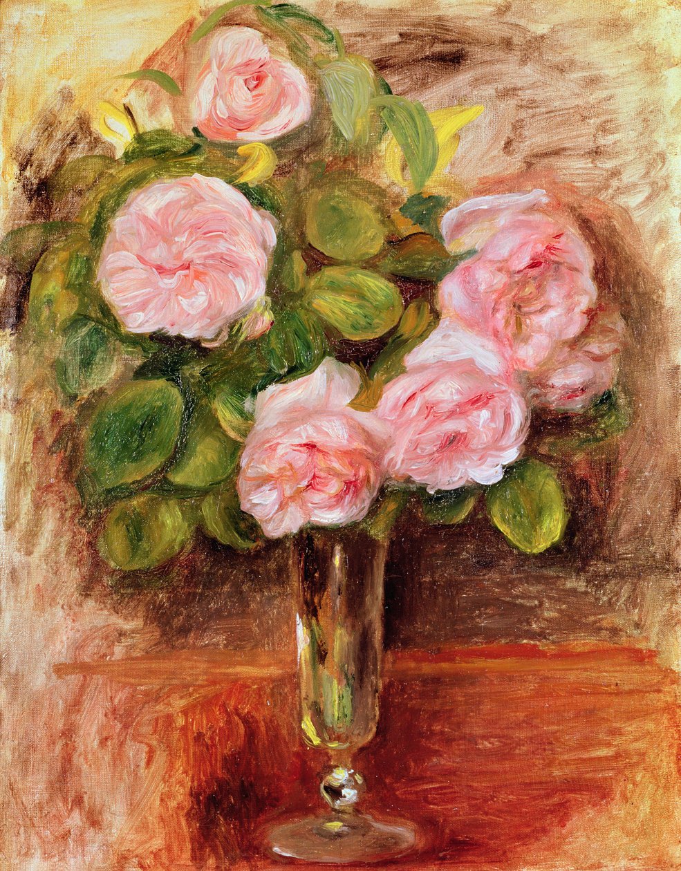 Rosen in einer Vase, 1905 von Pierre Auguste Renoir