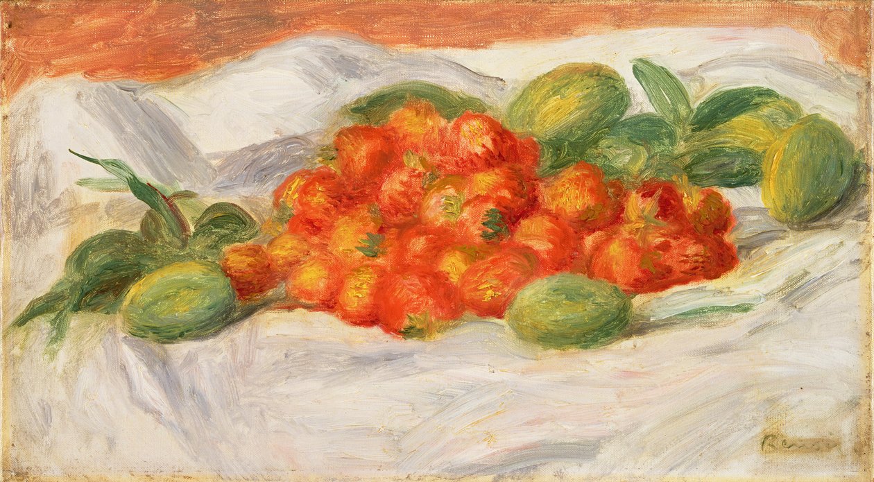 Erdbeeren und Mandeln, ca. 1900 von Pierre Auguste Renoir
