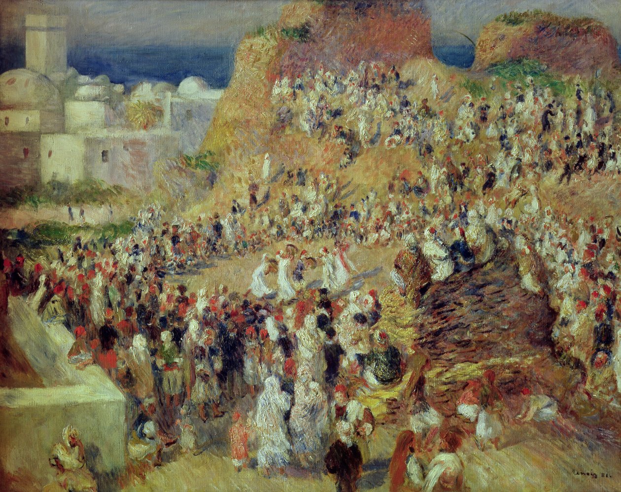 Die Moschee oder Arabisches Fest, 1881 von Pierre Auguste Renoir