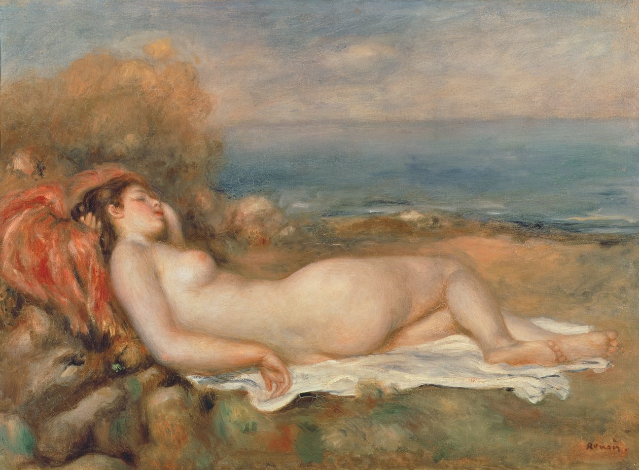 Der Akt im Gras von Pierre Auguste Renoir