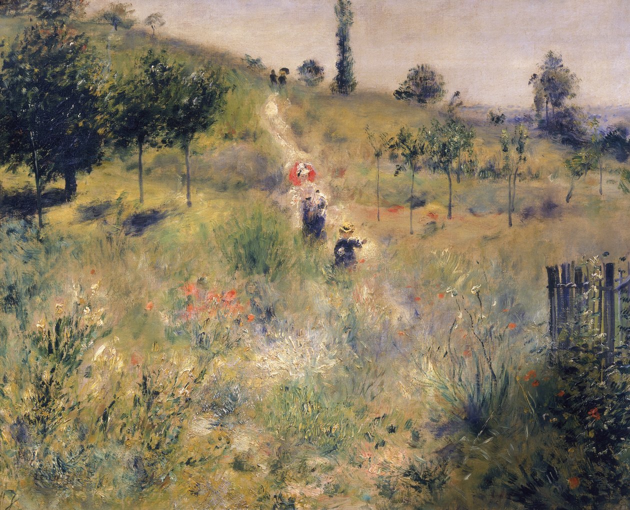 Der Pfad durch das hohe Gras, ca. 1875 von Pierre Auguste Renoir