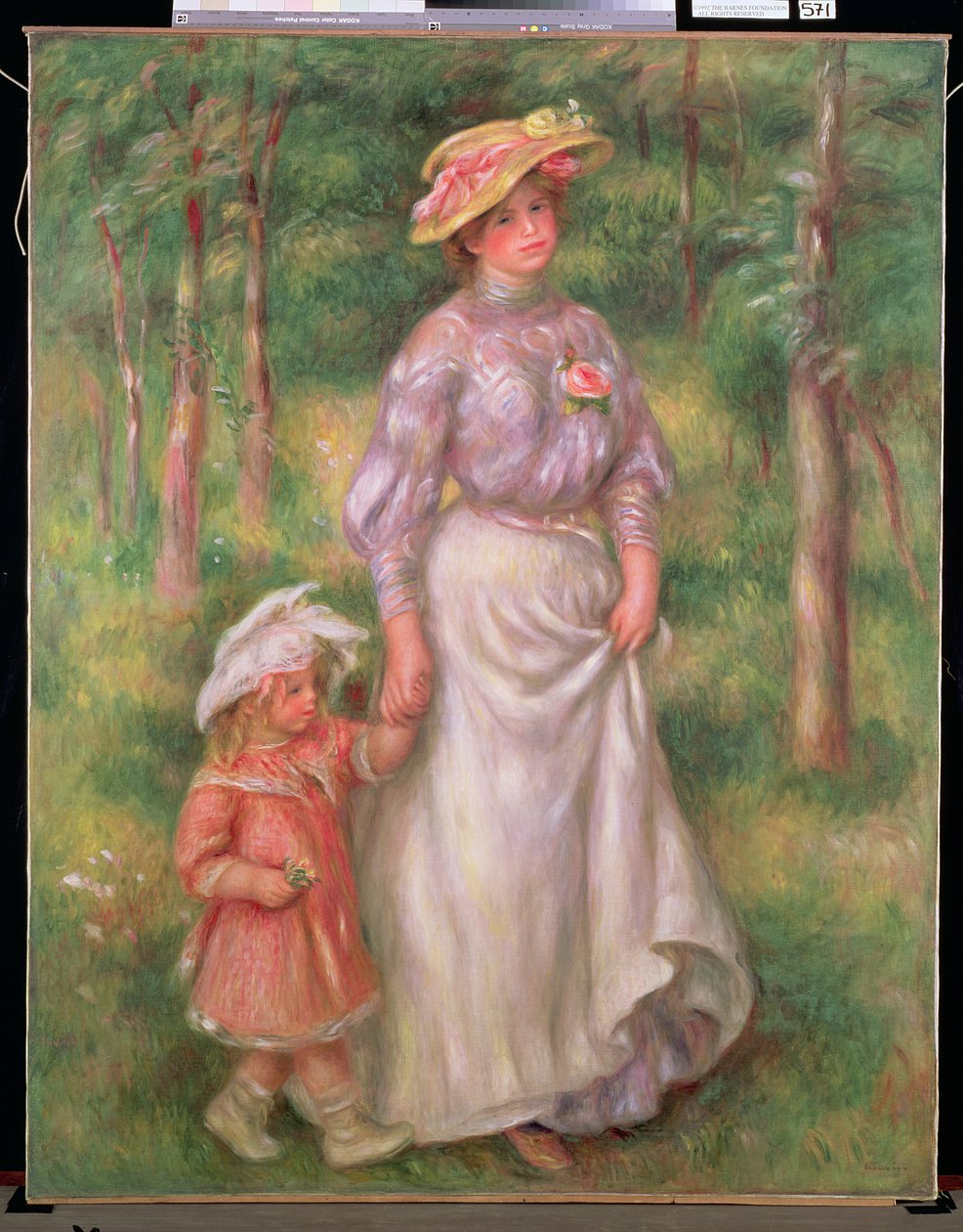 Die Promenade, ca. 1906 von Pierre Auguste Renoir