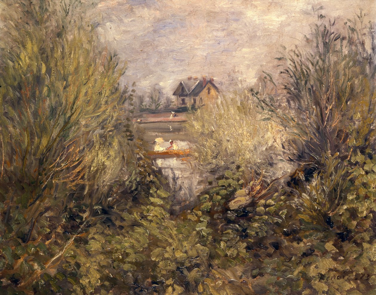 Die Seine bei Argenteuil, 1873 von Pierre Auguste Renoir