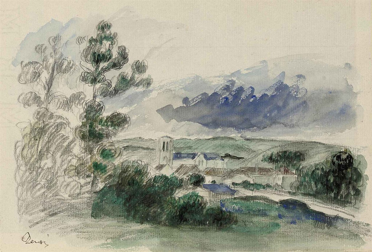 Dorf von Pierre Auguste Renoir