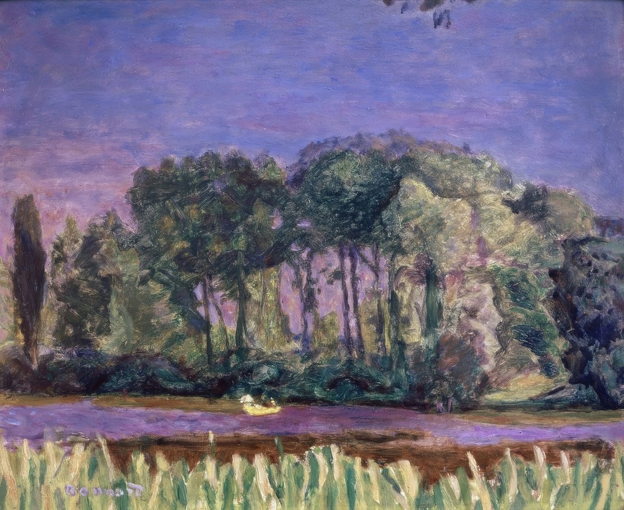 Ufer der Seine von Pierre Bonnard