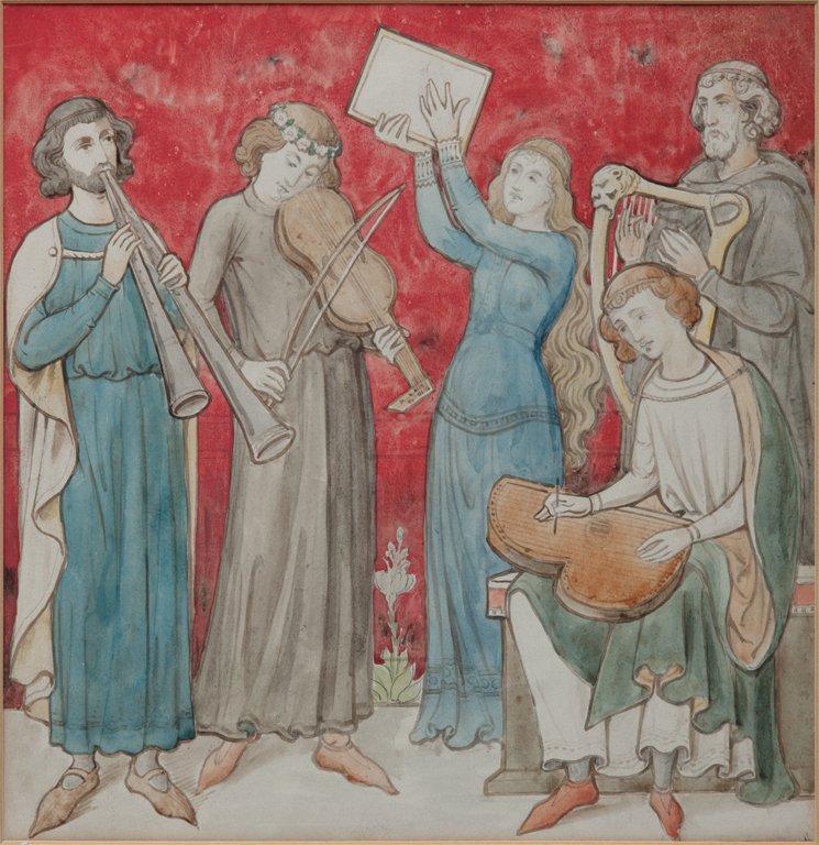 Entwurf für eine Allegorie auf die Musik von Pierre Cuypers
