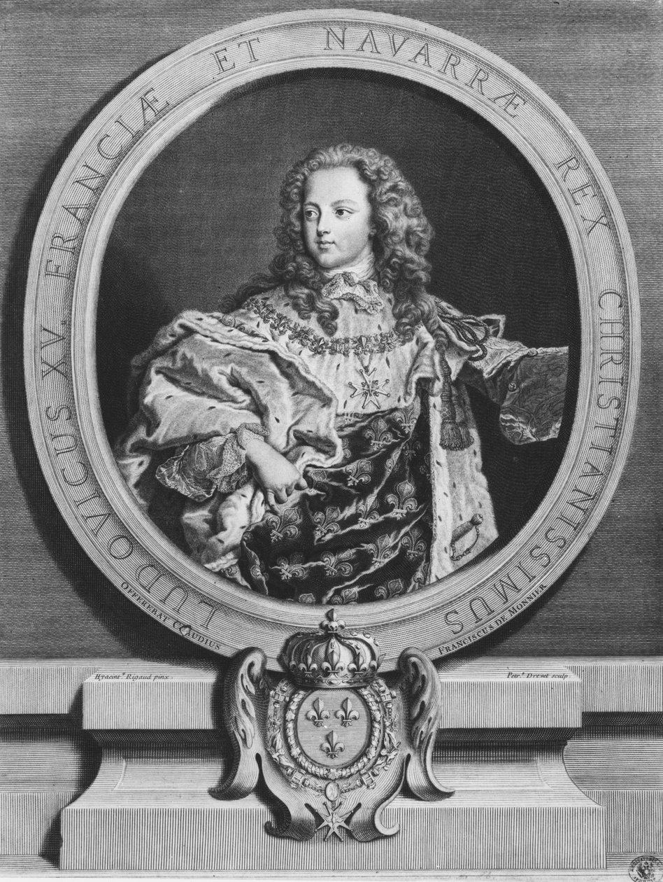 Ludwig XV. als Kind von Pierre Imbert Drevet