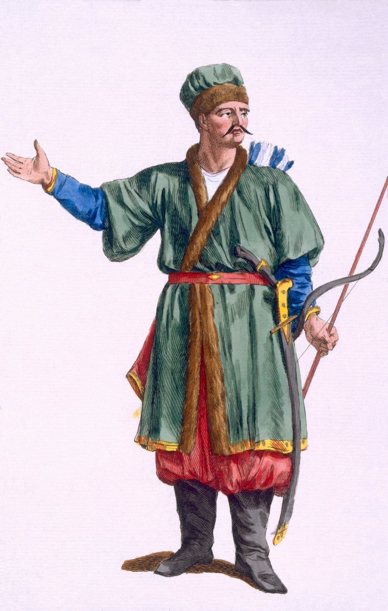 Ein Tatar der Krim, 1780 von Pierre Duflos