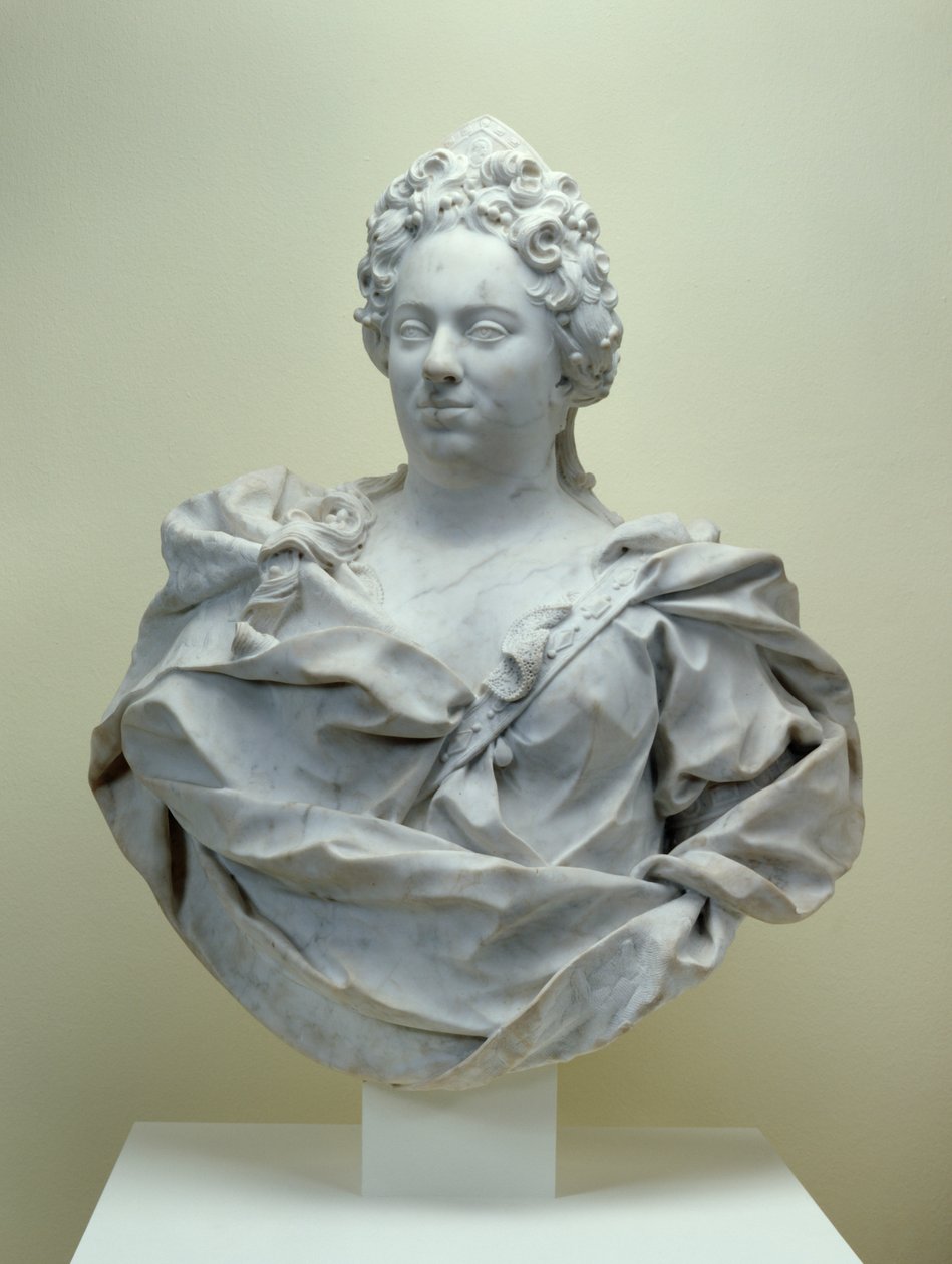 Büste der Gräfin Maria Amalia, 1714 von Pierre Etienne Monnot