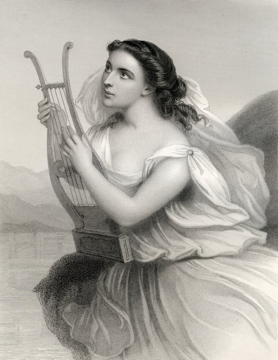 Sappho, Illustration aus 