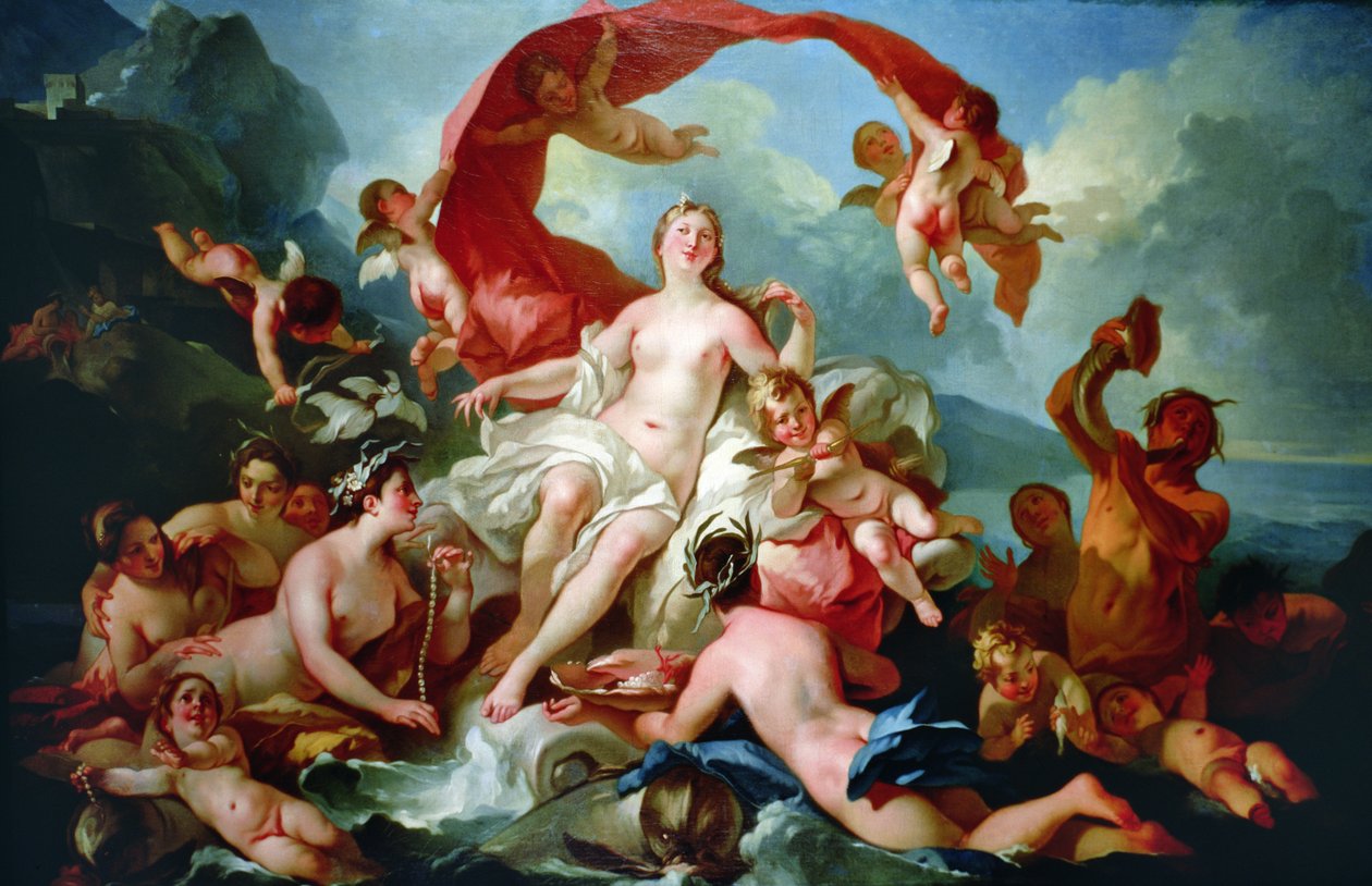 Der Triumph der Amphitrite von Pierre Jacques Cazes