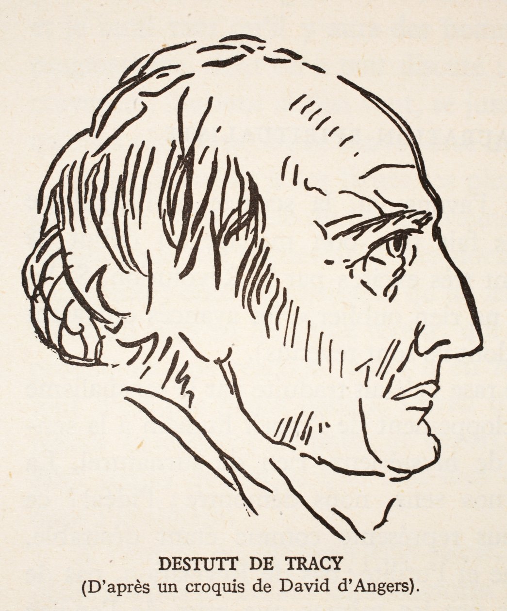 Destutt de Tracy von Pierre Jean David d