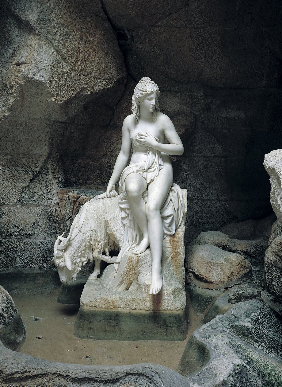 Nymphe mit einer Ziege, aus der Laiterie de la Reine von Pierre Julien
