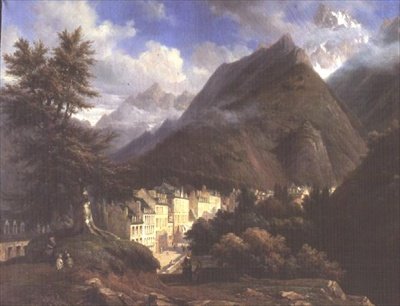 Les Eaux-Bonnes, 1846 von Pierre Justin Ouvrie