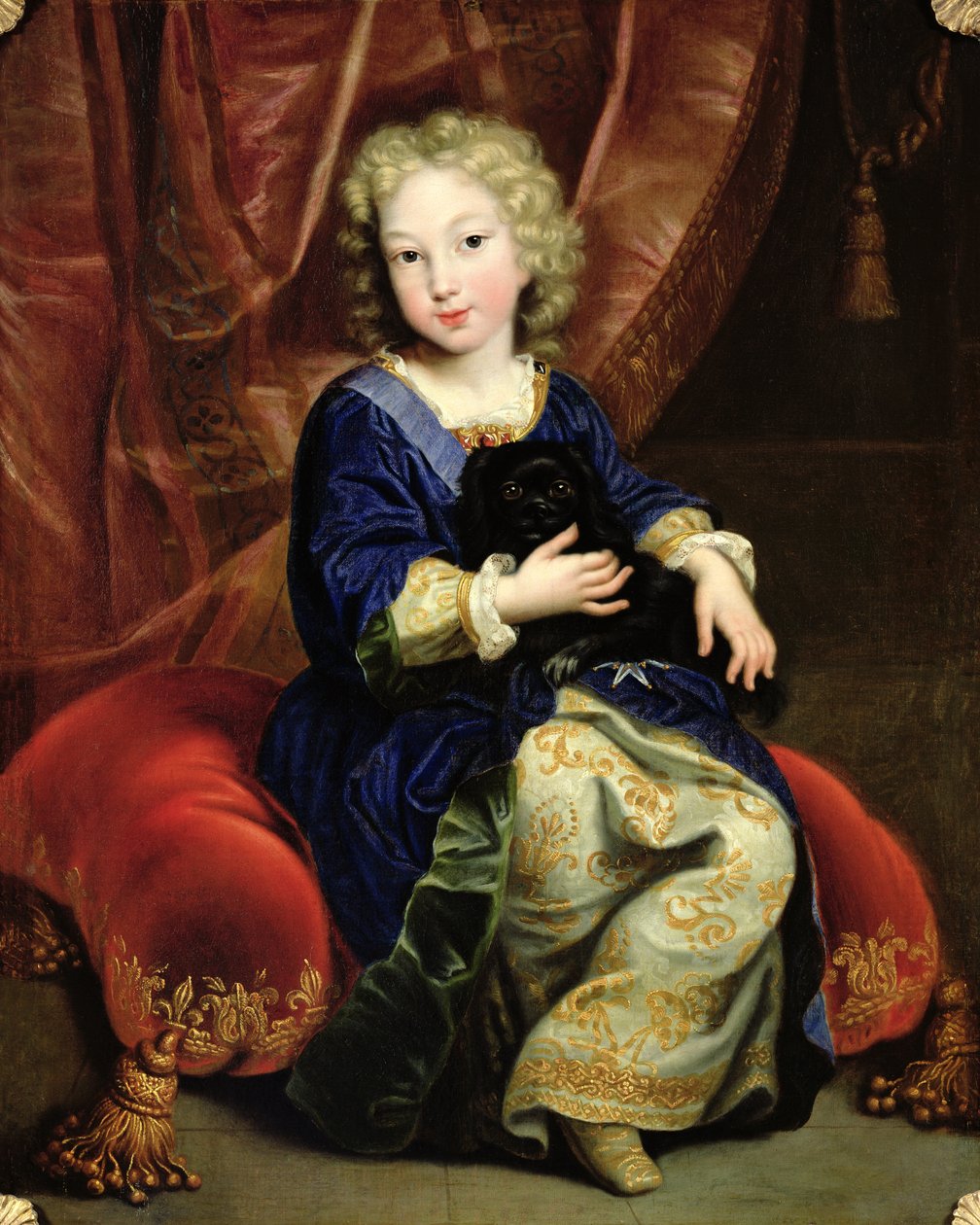 Porträt von Philippe de France (1683-1746), zukünftiger König Philipp V. von Spanien, 1686 von Pierre Mignard