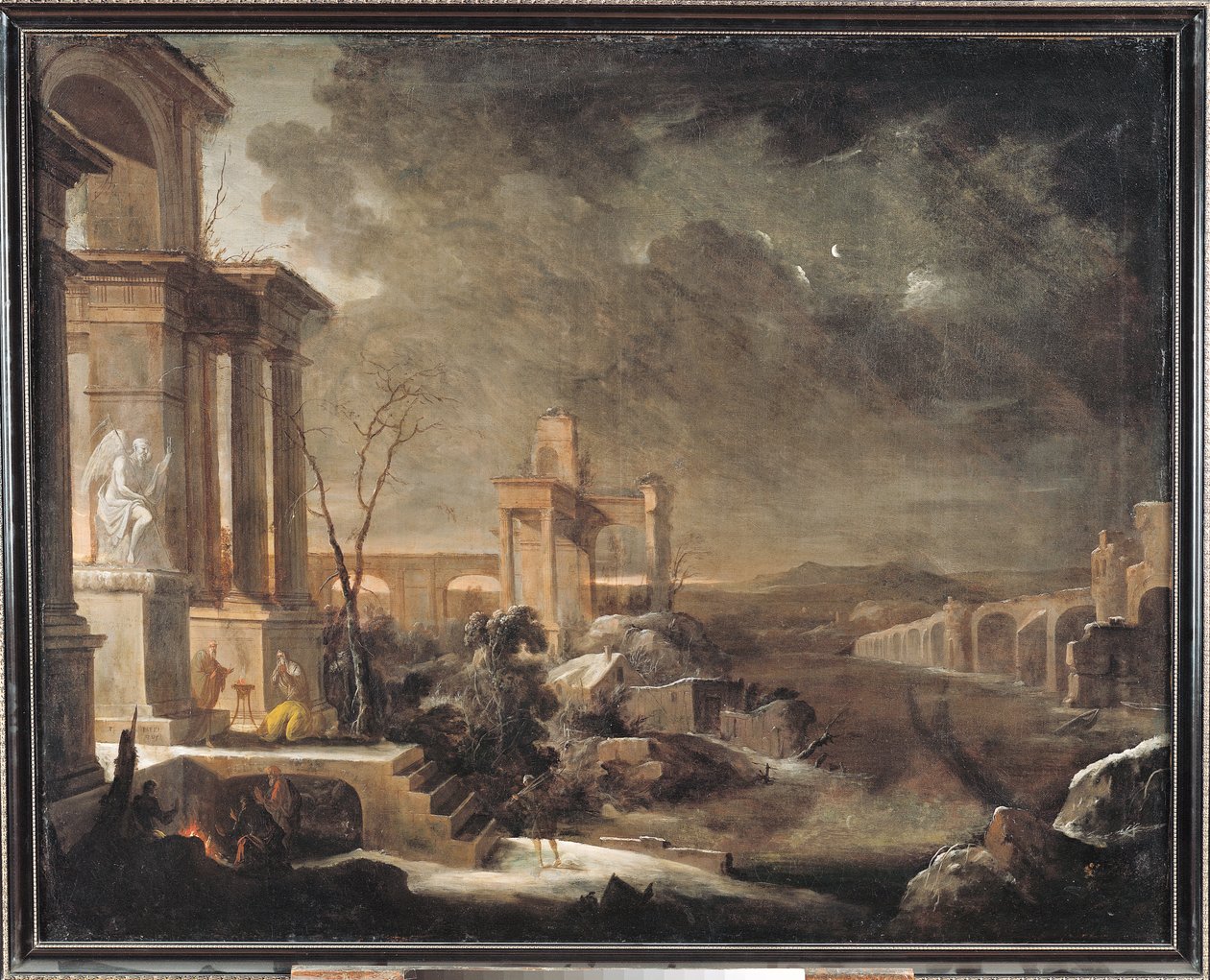 Landschaft bei Morgengrauen, 1705 von Pierre Patel