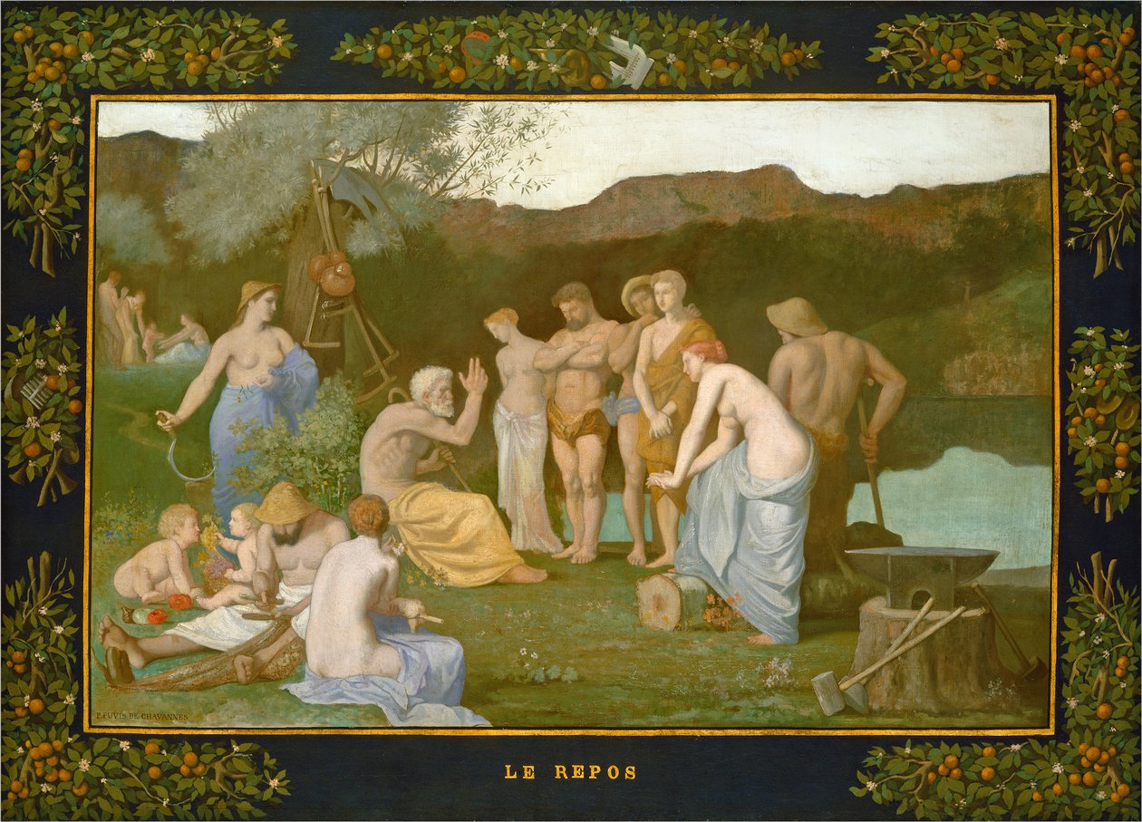 Ruhe von Pierre Puvis de Chavannes