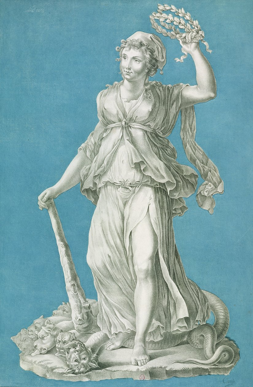 Freiheit, ca. 1793 von Pierre Thomas Le Clerc