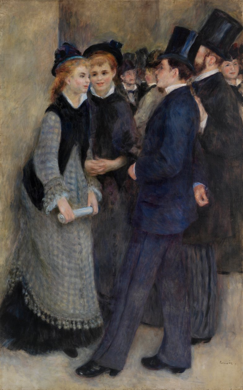 La Sortie du conservatoire von Pierre Auguste Renoir