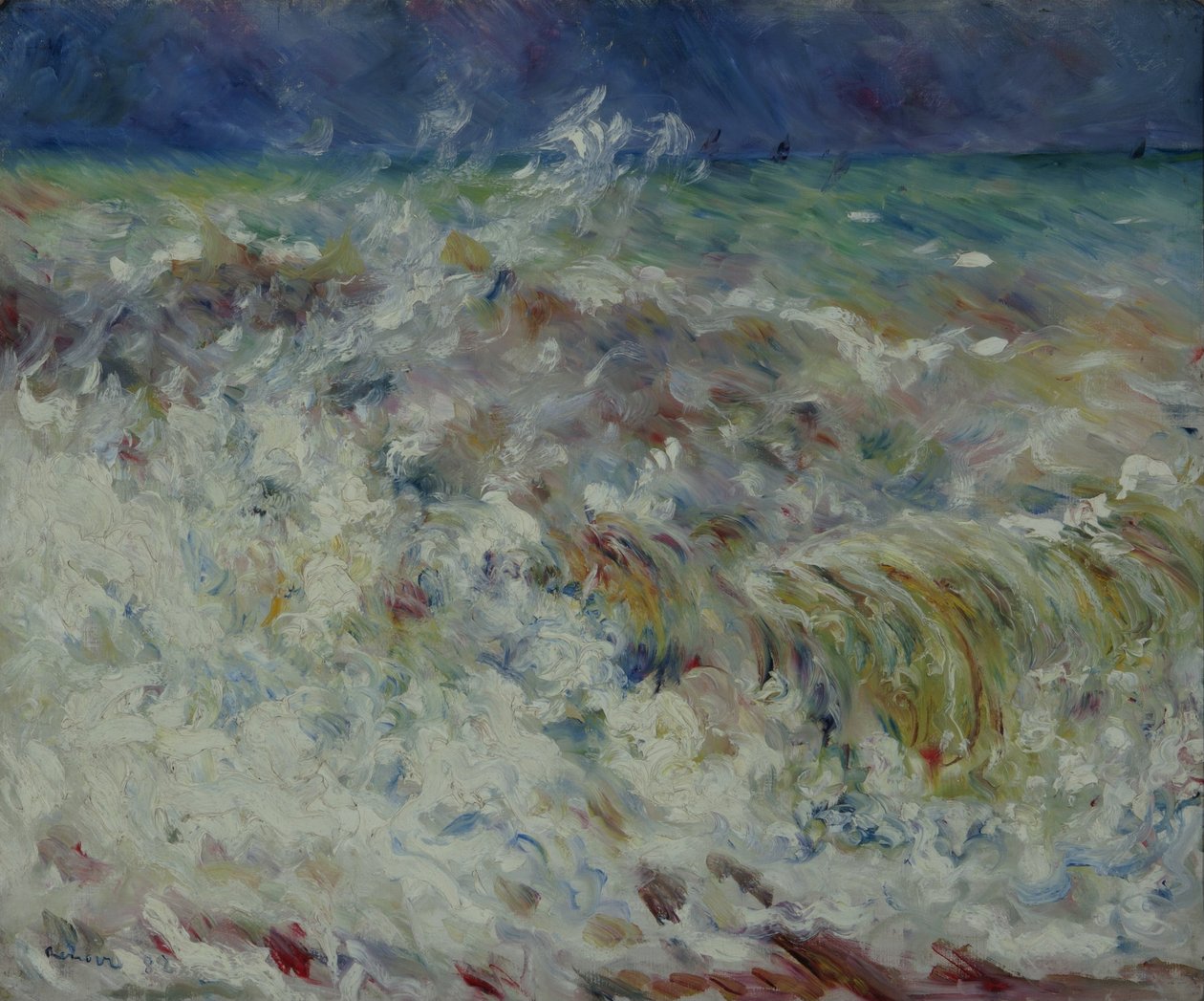 Die Welle von Pierre Auguste Renoir